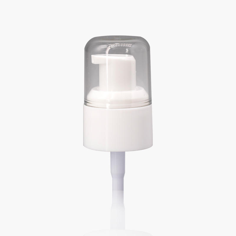 black PP plastic treatment dispenser lotion cream pump 20/410 half cap 