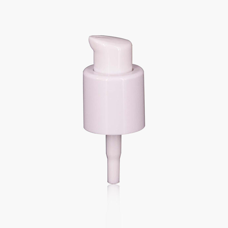 20/410 black smooth Cosmetic cream pump with cap 