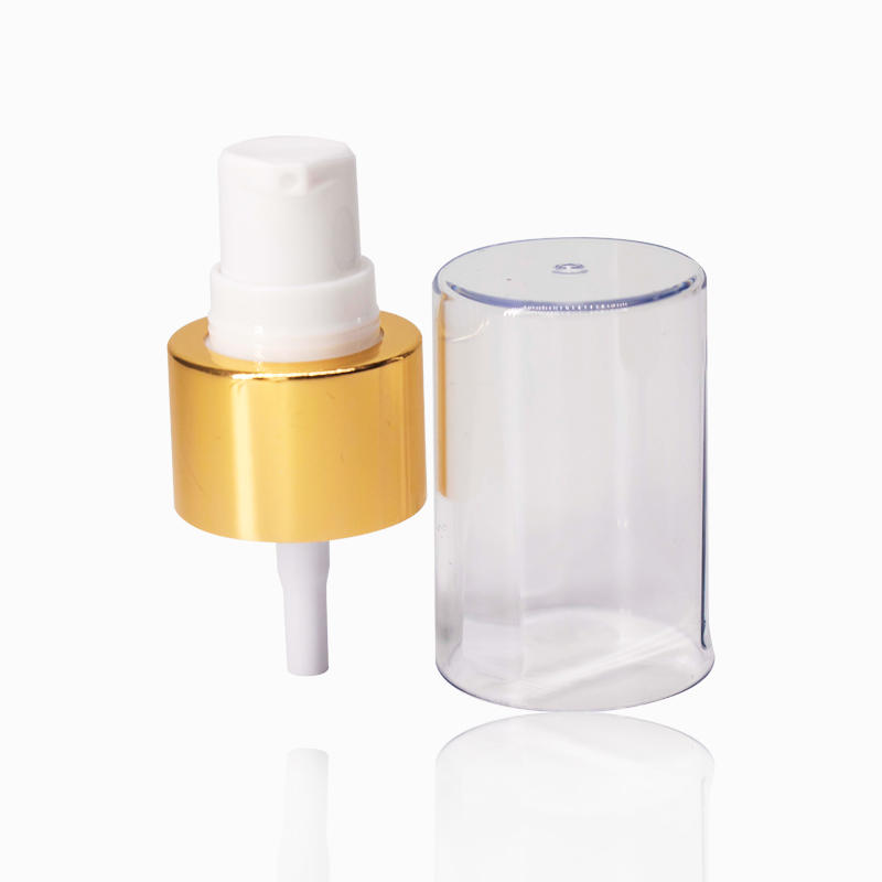 Neck 24/410 Plastic Cosmetic Packaging Perfume Aluminium Cover cream pump