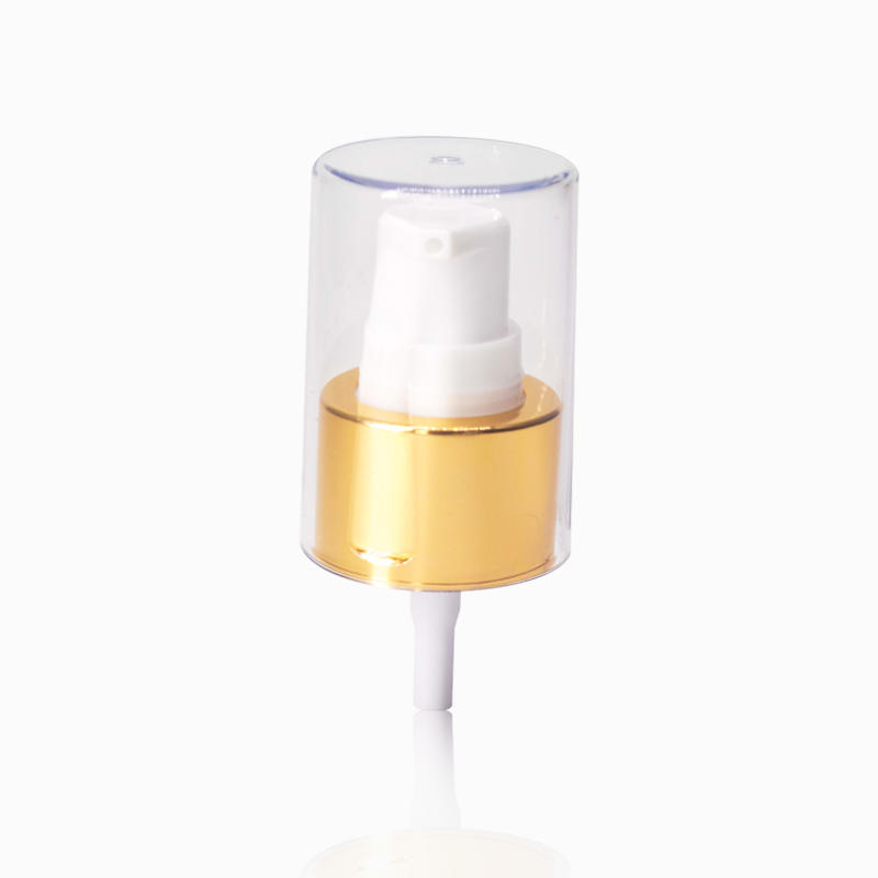 Neck 24/410 Plastic Cosmetic Packaging Perfume Aluminium Cover cream pump