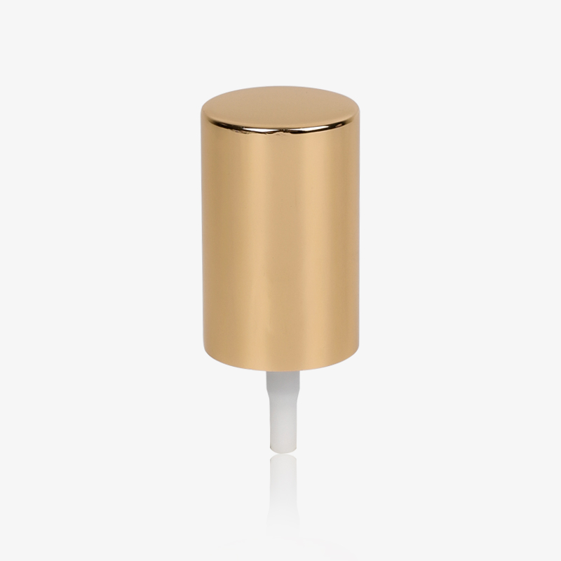 plastic material aluminum spray pump for PET glass bottle